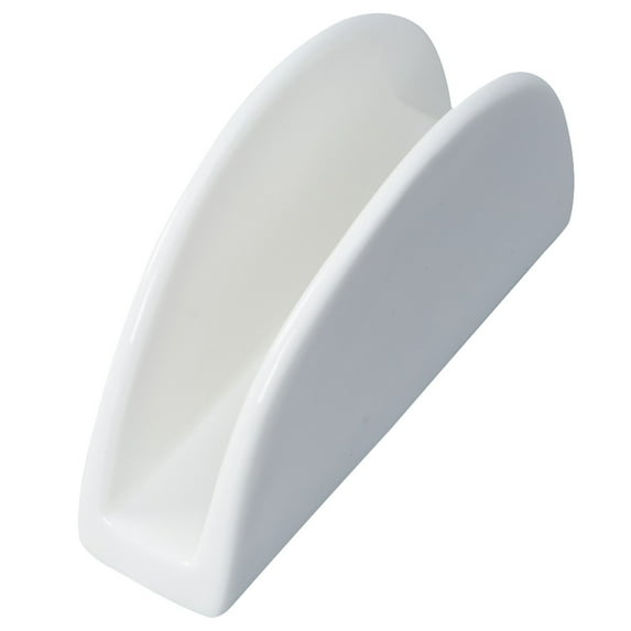 Pungan napkin box White Ceramic Napkin Holder for Kitchen Restaurant Home Tabletop,4.33"X2.72"X1.18"