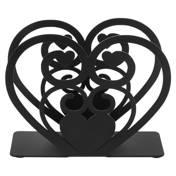 Pungan napkin holder Napkin Holder Metal Tissue Dispenser Paper Napkin Holder Stand for Home Restaurant(4.72"X3.94"X1.57")