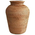 thumbnail image 1 of Pungan rattan vase Rattan Woven Vase Rustic Handmade Plant Flower Basket for Farmhouse Decor,7.87"X5.91"X5.91", 1 of 10