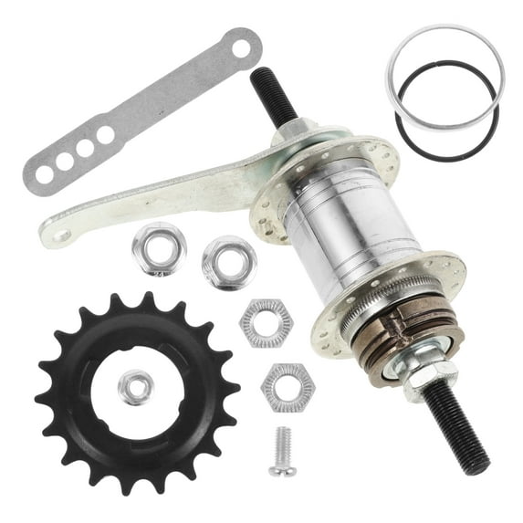 Pungan Rear Hub 32 Holes Bike Back Brake Coaster Brake Rear Hubs Replacement Set for Bicycle 6.89x5.31x2.36 Inches