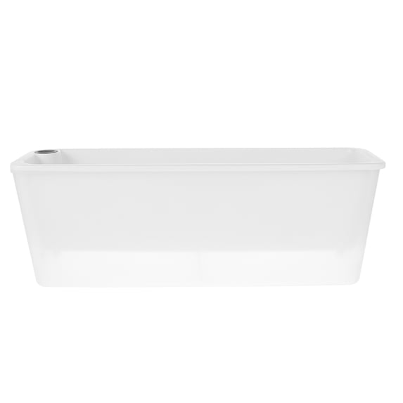 Pungan rectangle planter Narrow Planter Box Rectangular Plastic Planter Self Watering Planter For Vegetable Flower Windowsill Garden Balcony And Porch,17.05"X5.91"X4.53"