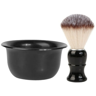 Pungan shaving brush kit Men's Shaving Brush & Bowl Set - Portable Cleaning Kit(4.45"X4.45"X2.17")