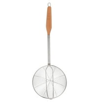 Pungan skimmer spoon Asian Spider Strainer Skimmer Ladle Stainless Steel Fry Basket with Handle,17.72"X6.1"X1.69"