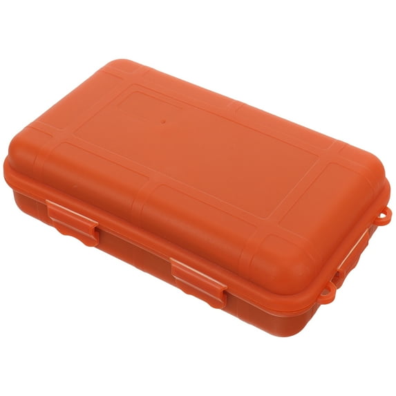 WRISTBIQUE Storage Box Outdoor Orange Pressure-resistant 1Set 8.3X4.6X2.2In