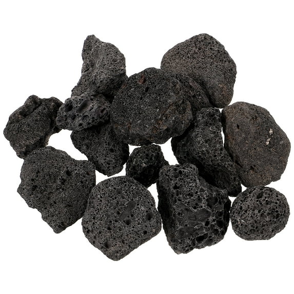 WRISTBIQUE Natural Volcanic Rock Pumice Stone Black 1 Pack 200g for Foot Care and Flower Pot Decoration
