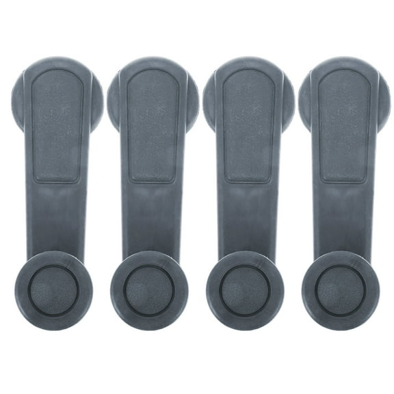 WRISTBIQUE Window Cranks Car Grey ABS 4 Pcs Manual Operation