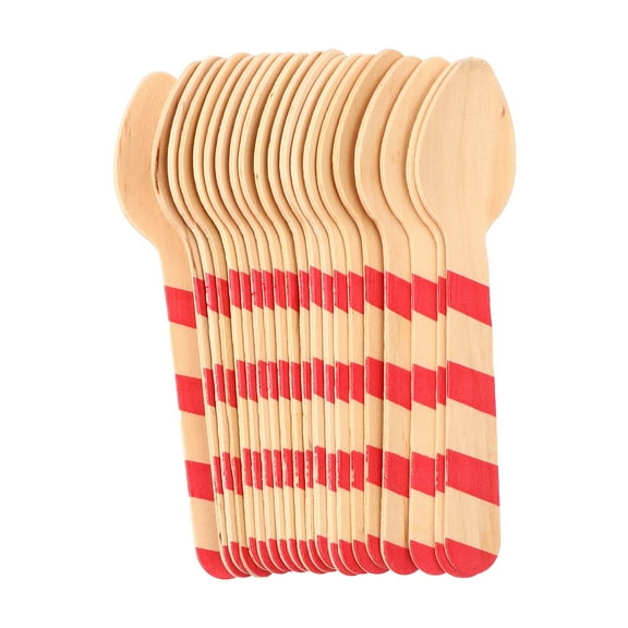 WRISTBIQUE Cake Spoons Assorted Color 20Pack 4.32x0.90x0.08in
