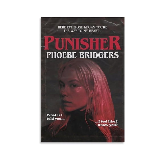 Punisher By Phoebe Bridgers Canvas Poster Bedroom Decor Office Decor Gifts
