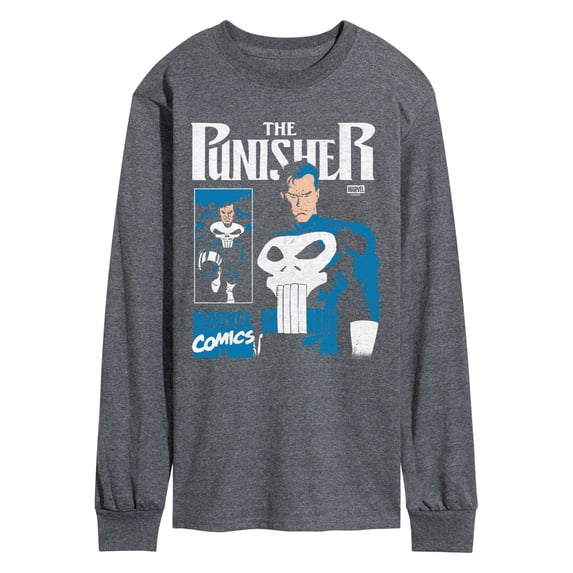 Punisher - Comic Cover - Men's Long Sleeve Graphic T-Shirt