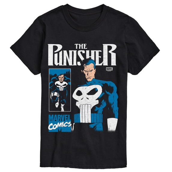 Punisher - Comic Cover - Men's Short Sleeve Graphic T-Shirt