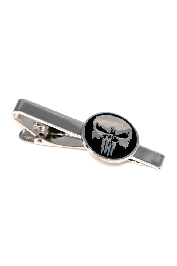 Punisher Cufflinks, Marvel Skull Tie Clip, Groomsmen Jewelry, Men’s Wedding Gifts