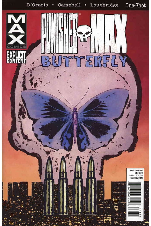 Punisher Max: Butterfly #1 VF ; Marvel Comic Book