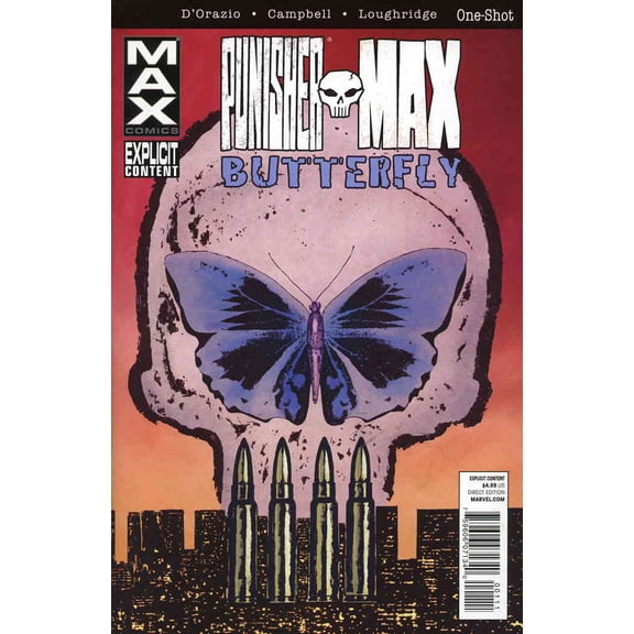 Punisher Max: Butterfly #1 VF ; Marvel Comic Book