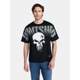 thumbnail image 1 of Punisher Men's and Big Men's Oversized Graphic Tee with Short Sleeves, Sizes S-3XL, 1 of 5