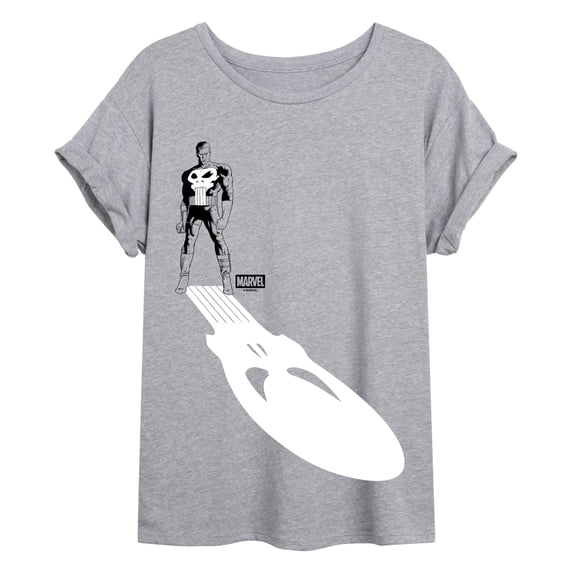 Punisher - Shadow Light - Juniors Oversized Graphic T-Shirt