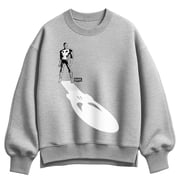 Punisher - Shadow Light - Womens Oversized Fleece Crew Sweatshirt
