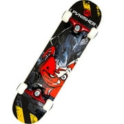 Punisher Skateboards Teddy 31.5" x 7.75" ABEC-7 Deep Conave Canadian Maple Complete Skateboard