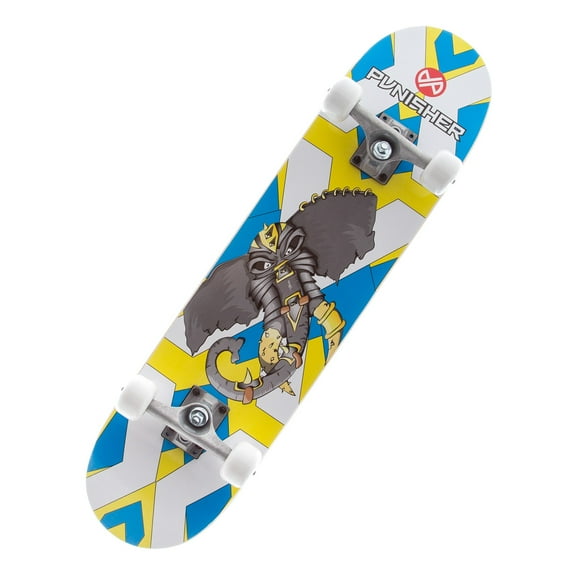 Punisher Skateboards Warphant 31.5" x 7.75" ABEC-7 Deep Conave Canadian Maple Complete Skateboard