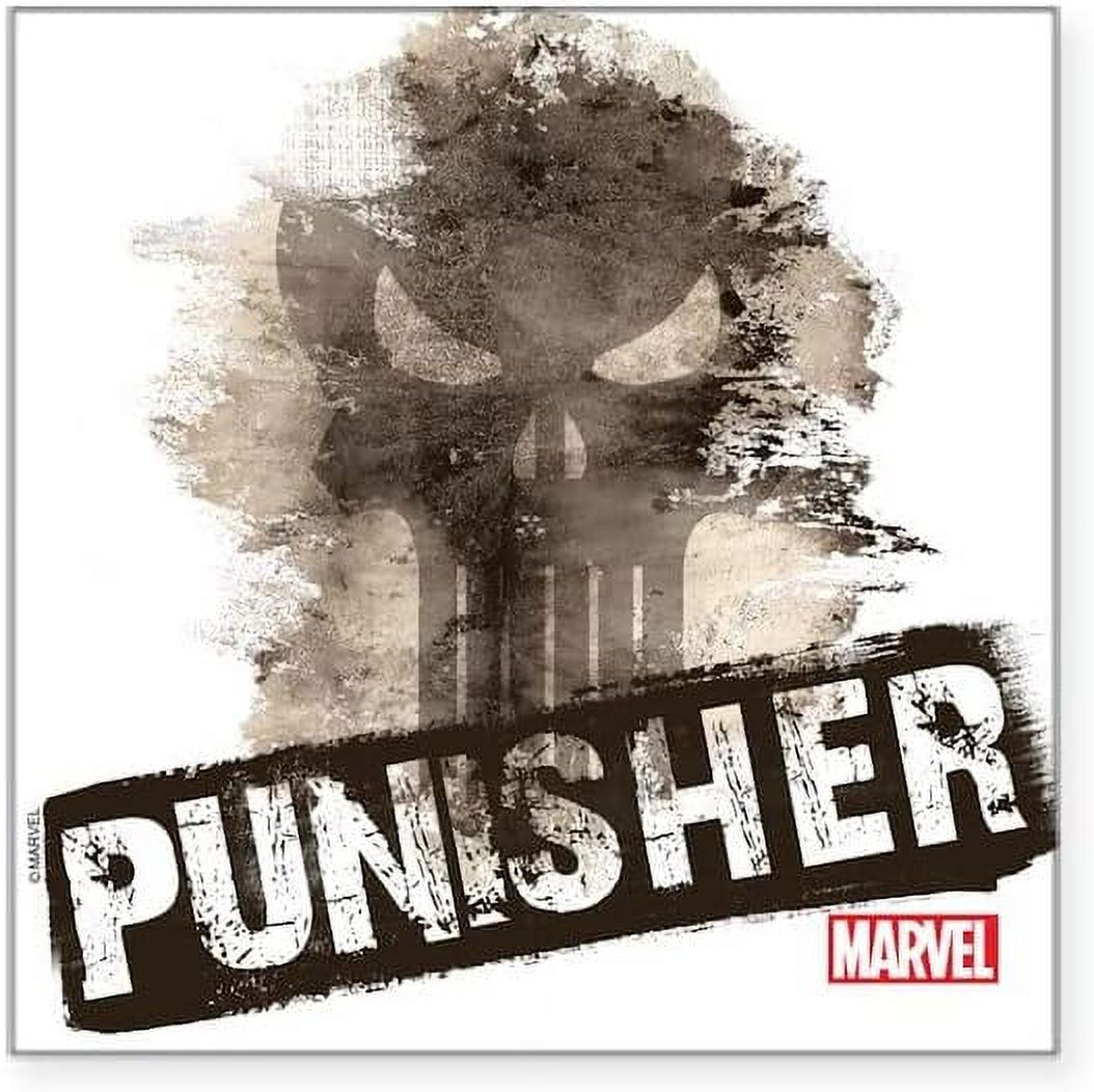Punisher Square Sticker 3 X 3 Square Bumper Sticker Car Decal
