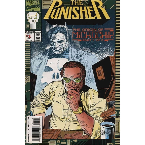 Punisher, The: Origin Micro Chip #1 VF ; Marvel Comic Book