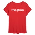 thumbnail image 1 of Punisher - The Punisher - Juniors Oversized Graphic T-Shirt, 1 of 4