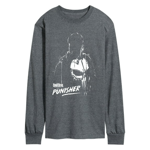 Punisher - The Punisher Silhouette - Men's Long Sleeve Graphic T-Shirt