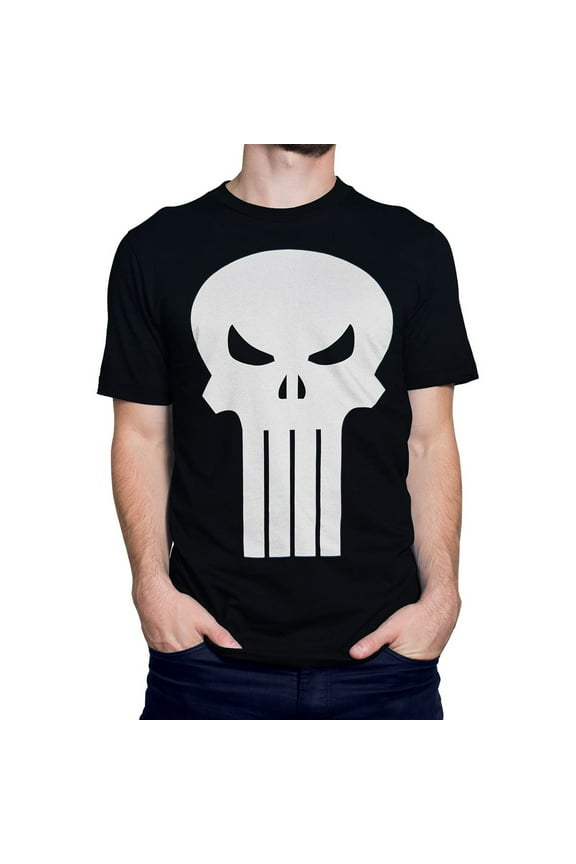 White Skull T-Shirt-4XLarge