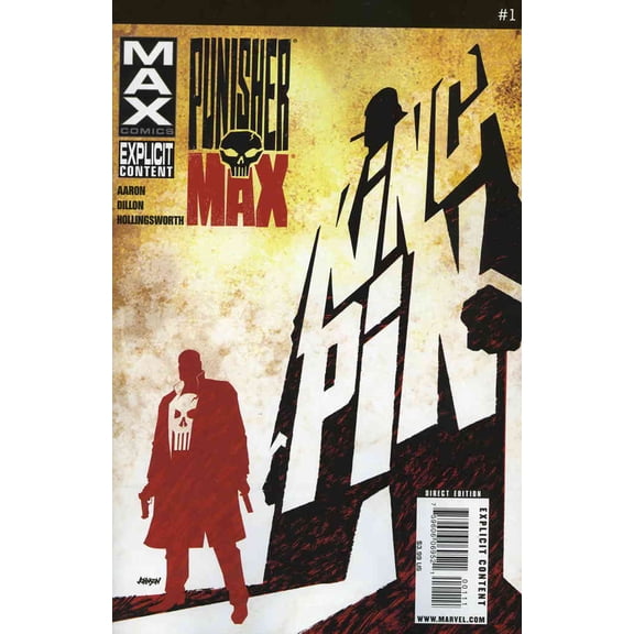 PunisherMax #1 VF ; Marvel Comic Book