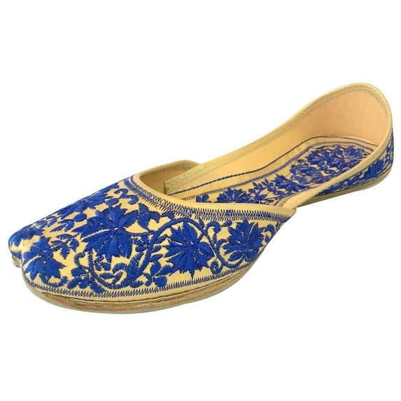 Punjabi Jutti For Women Flat Shoes Wedding Ballet Shoes Designer Loafers Shoes US 7/ EURO 37