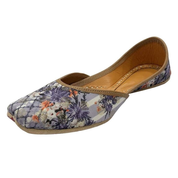 Punjabi Jutti for Women's Ballies Ballerina Shoes Flats Wedding Handmade Jooti US 6/ EURO 36