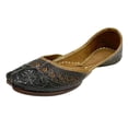 thumbnail image 1 of Punjabi Shoes Indian Jutti Ethnic Shoes Handmade Loafers Shoes Mojari Shoes US 7/ EURO 37, 1 of 4