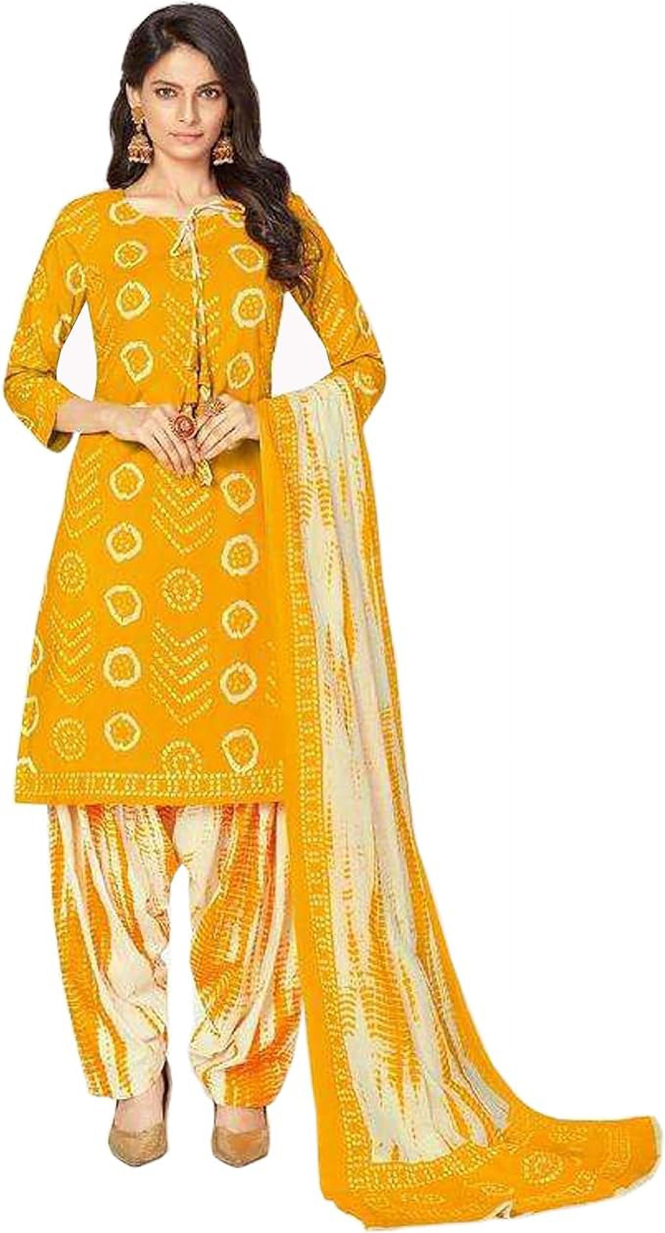 chinese dress ladies Unstitched Punjabi Ladies cotton Salwar Suit Fabric With Dupatta  Stilento