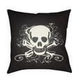 thumbnail image 1 of Surya PK002-1818 Punk 18 x 18 x 4 in. Throw Pillow, White - Medium, 1 of 4