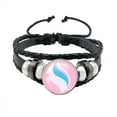 thumbnail image 1 of Punk Alloy Leather Bracelet for Anime Braided Rope Bracelet Bangle, 1 of 3