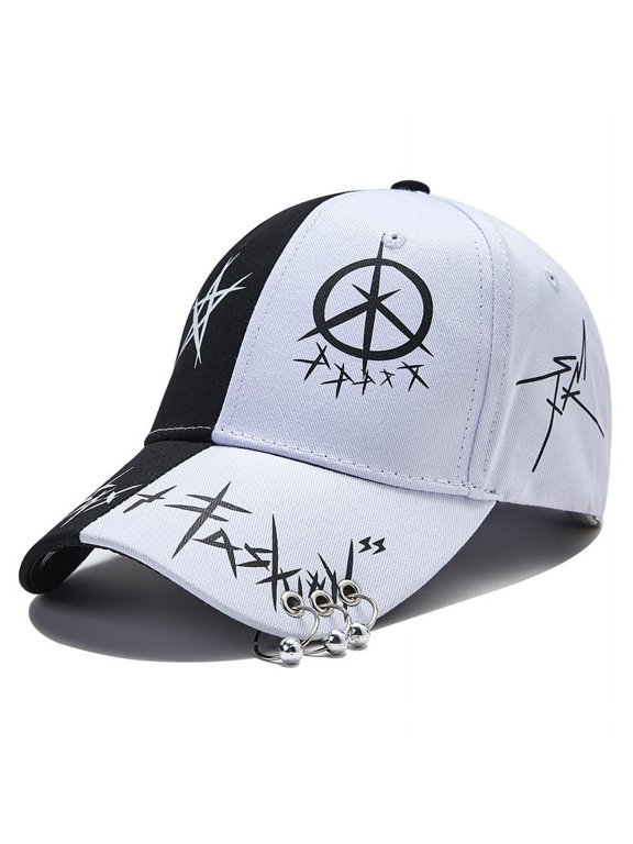 Punk Baseball Cap Graffiti Hip Hop Hat Adjustable Caps Street Accessories Clothes Summer