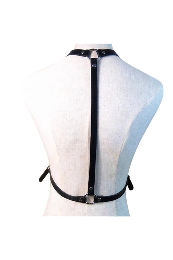 Punk Body Chain Adjustable Belt for Nightclub Harness Chest Chain Punk Gothic Male Chest Harness