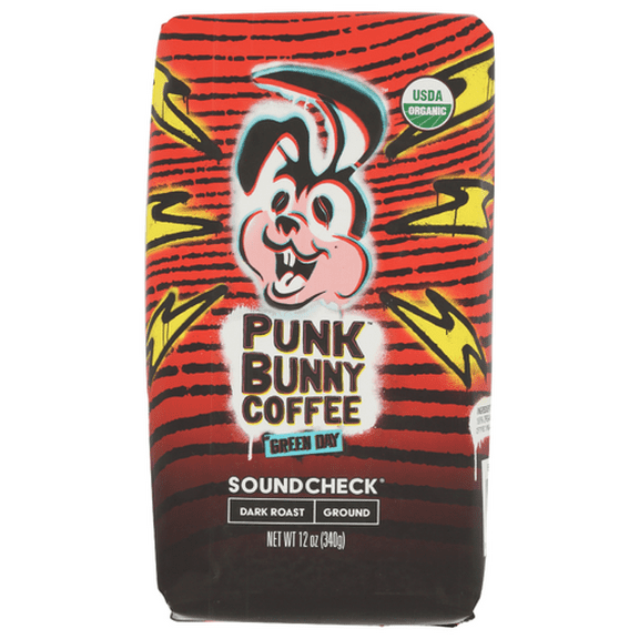 Punk Bunny Coffee Soundcheck Ground Coffee 12 oz (Pack of 6)