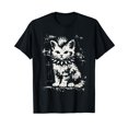 thumbnail image 1 of Punk Cat Grunge Rebel Cat Alternative Style T-Shirt, 1 of 7