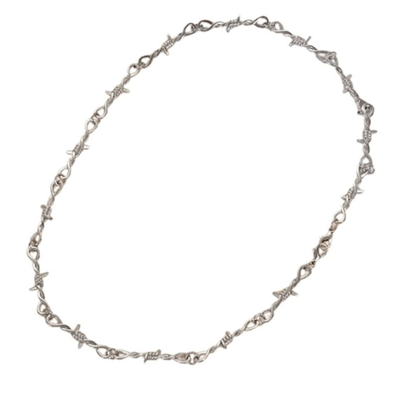 Punk Chokers Necklace Bramble Chain Necklace Barbed Wire Necklace Punk Jewelry