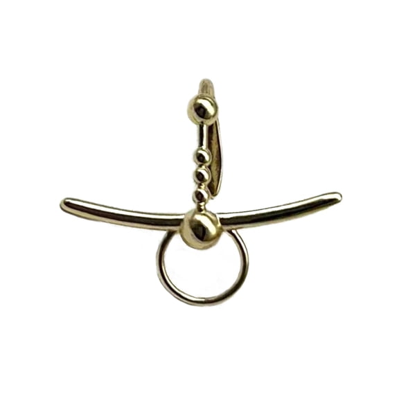 Punk Copper Fake Lip C Clip Lip Rook Faux Septum Body Piercing Jewelry