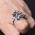 thumbnail image 1 of Punk Dragon Ring Personalized Copper Jewelry With Adjustable Inner Size For Men And Women Gift Box Ships Today, 1 of 4