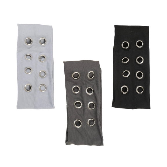 Punk Fashion Headbands Stretchy Wide Gothic Edge Design Hairbands 4pcs/3pcs