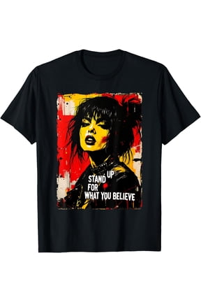 Punk Girl Graffiti Grunge 90S Distressed Graphic Vintage T-Shirt Unisex S-5XL Hot Trending Shirt, Vintage Birthday Gift