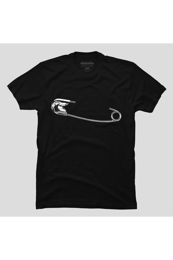 Punk Goth Safety Pin Emo Rock Grunge Alternative Style H10005 Unisex T-Shirt, Up to 5XL Available