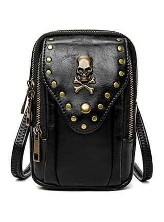 Dark gray purse, Gothic purse, gothic bag, crossover bag, victorian paurse,  insects purse metallic purse