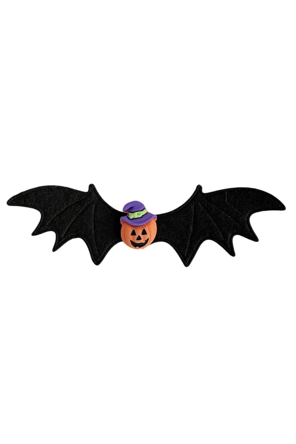 Punk Hair Clip Halloween Bat Wing Hairpin Side Clip Pumpkin Hair Barrettes Hair Decors Adult Hair Styling Decorations