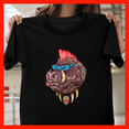 Punk Hog Cool Rebel Warthog Biker Bad Attitude Graphic Unisex T-Shirt ...