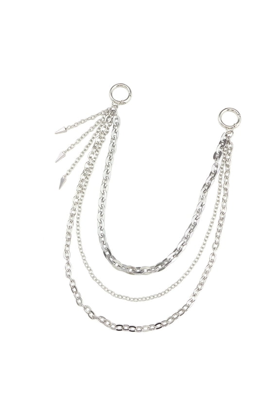 Punk Jeans Pants Chain Edgy Punk Metal Chain Charm Waist Wallet Chain