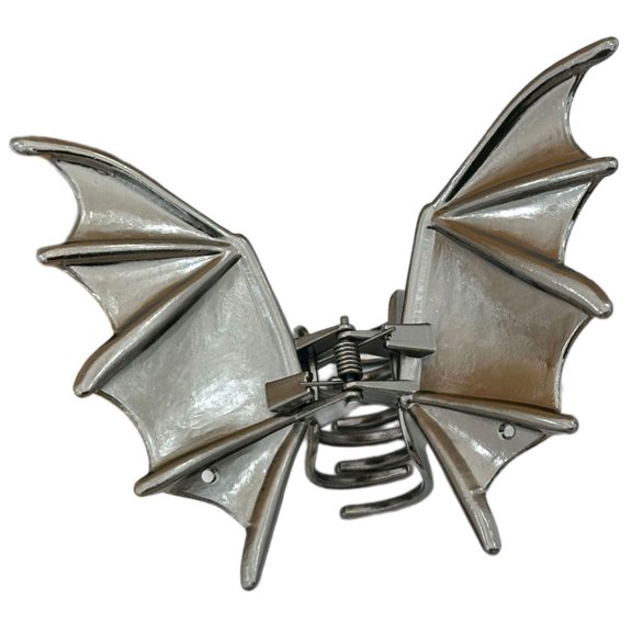 Punk Metal Bat Hair Strong Grip Halloween Theme Hair Styling Accessory For Adult Women Party Celebration