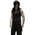 thumbnail image 1 of Punk Rib Metal Sleeveless T-Shirt, Black - 2XL & 3XL, 1 of 1